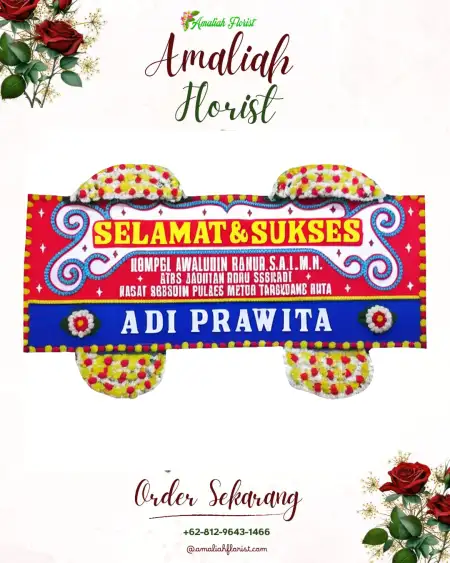 Papan Bunga Ucapan Selamat Malintut
