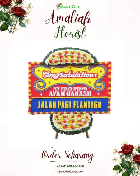 Sewa Papan Bunga Malintut